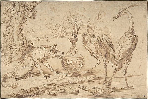 Frans Snyders, Fox With Two Herons