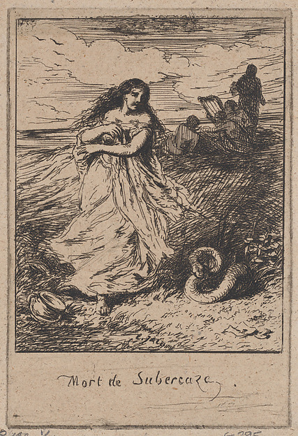 Charles Jacque, Death of Subercaze