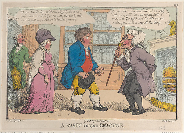 Thomas Rowlandson, A Visit to the Doctor