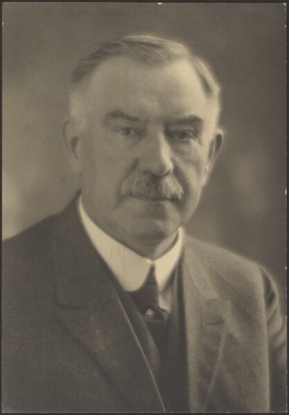 Louis Fleckenstein, [Portrait of a Man with Tie Pin]