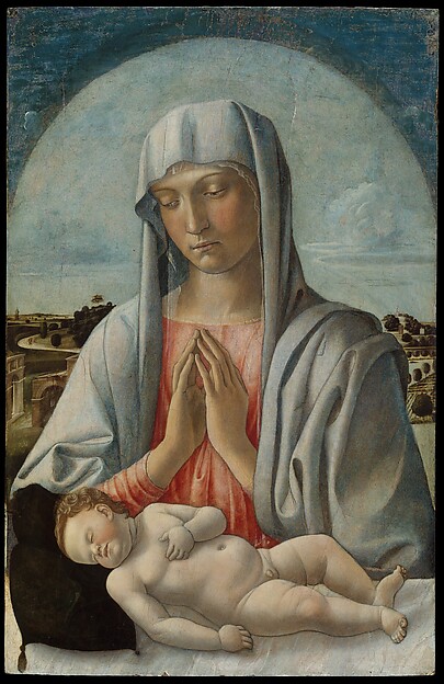 Giovanni Bellini, Madonna Adoring the Sleeping Child