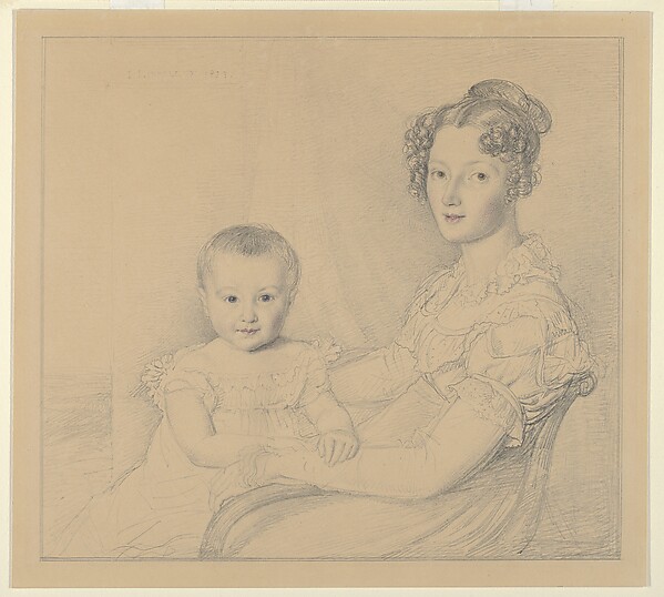 John Linnell, Portrait of a mother and child
