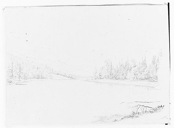 Thomas Hewes Hinckley, Catskill, 1864 (from Sketchbook)