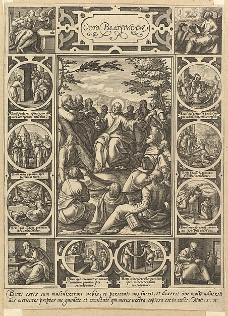 Hendrick Goltzius, The Eight Beatitudes