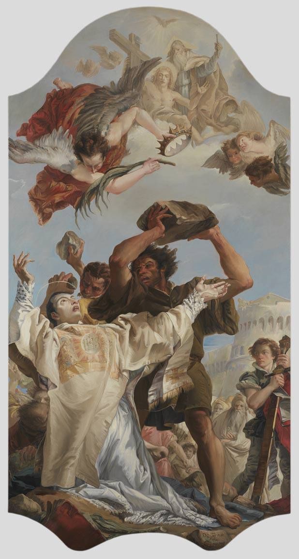 Giovanni Domenico Tiepolo, Steinigung des hl. Stephanus (Kopie von Katrin König) (Kopie nach)