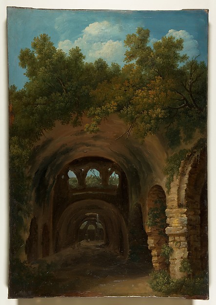 Louis Gauffier, Ruins of a Roman Bath or Reservoir