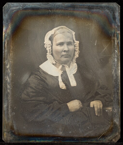 Jacob Byerly, [Portrait of a Seated Woman in Matron Cap]