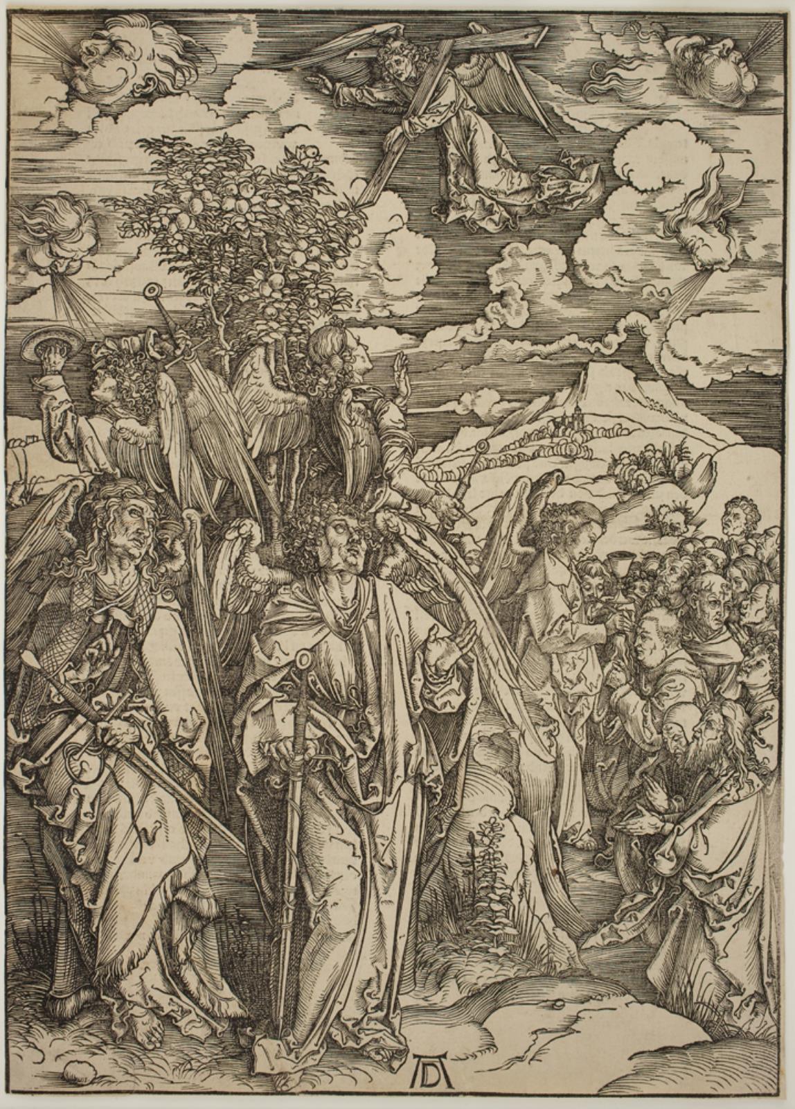 Albrecht Dürer, De fire engle holder jordens fire vinde tilbage