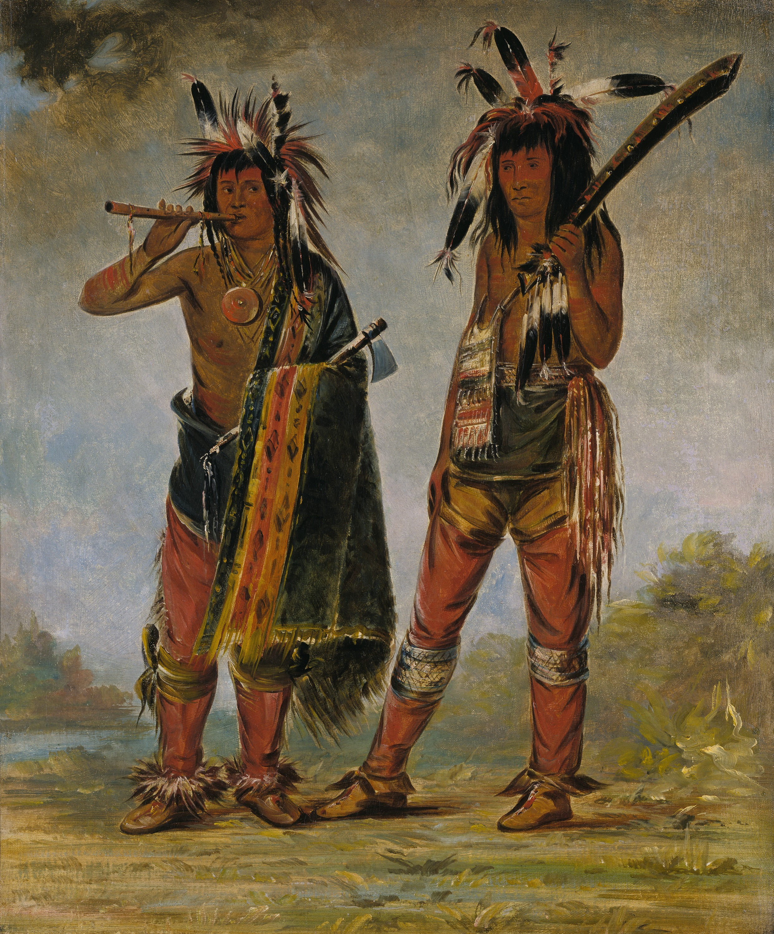 George Catlin, Two Young Men