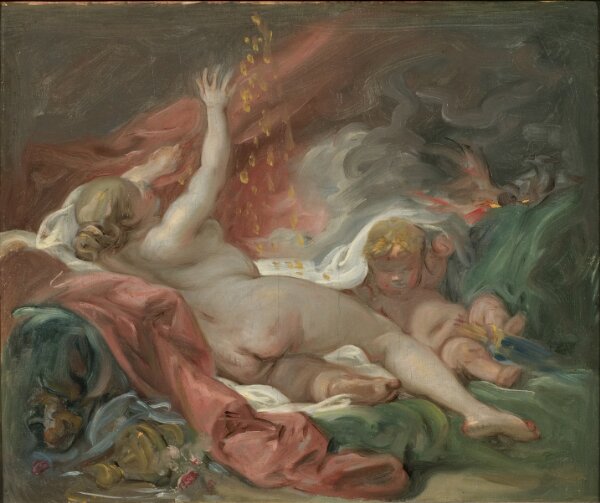 François Boucher, Danaë och guldregnet. Skiss