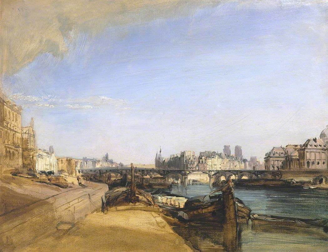 Richard Parkes Bonington, The Pont des Arts, Paris