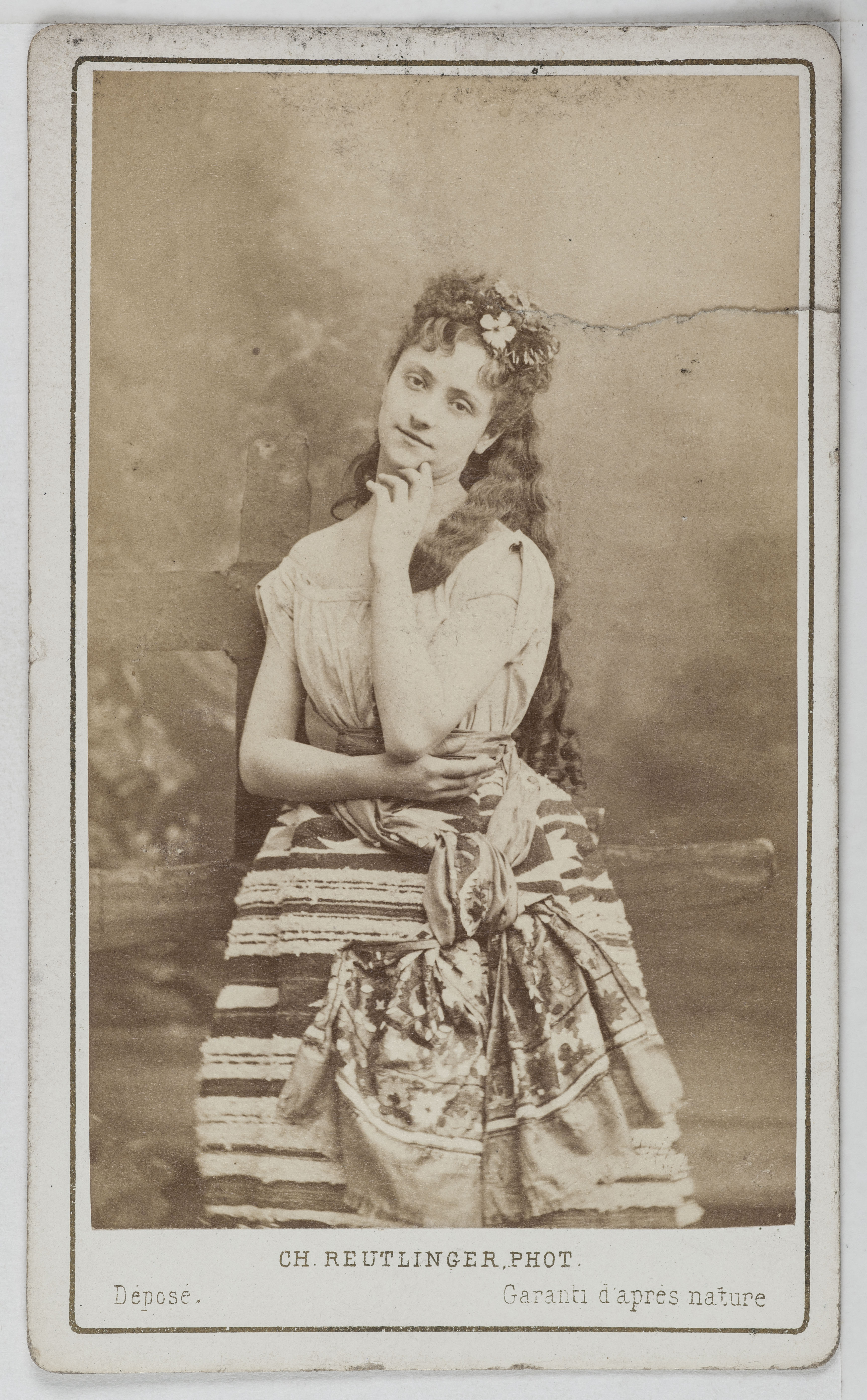 Charles Reutlinger, Portrait de Pallier, danseuse à l'Opéra entre 1866 et 1873.