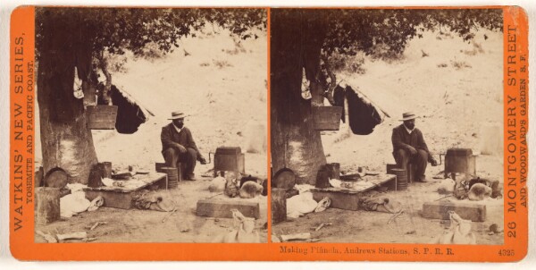 Carleton Watkins, Making Pinnola, Andrews Stations, S.P.R.R.