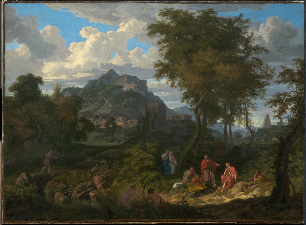 Johannes Glauber, King Midas Judging the Musical Contest between Pan and Apollo