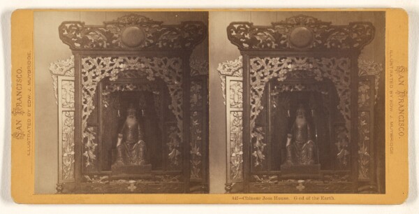 Eadweard J. Muybridge, Chinese Joss House. God the Earth.