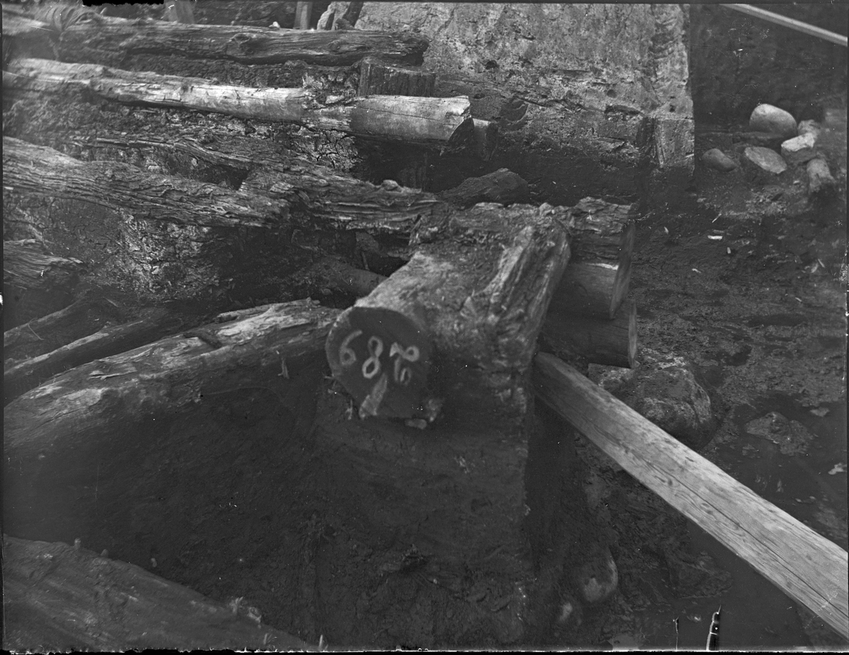 Okänd,, Archaeological excavation, Studentholmen, Uppsala 1907