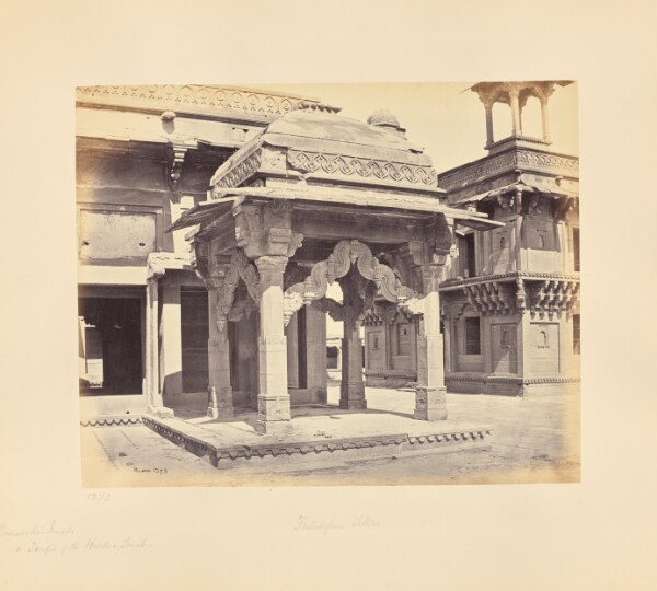 Samuel Bourne, Futtypore Sikri; Gooroo-ki-Mandi or Temple of the Hindoo Saint