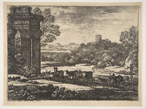 Claude Lorrain (Claude Gellée), The Herd Returning in Stormy Weather