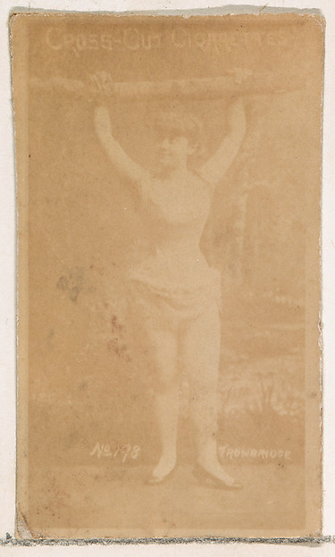 W. Duke, Sons & Co., Card Number 129, Trowbridge, from the Actors and Actresses series (N145-1) issued by Duke Sons & Co. to promote Cross Cut Cigarettes