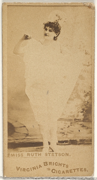 Allen & Ginter, Miss Ruth Stetson, from the Actors and Actresses series (N45, Type 1) for Virginia Brights Cigarettes