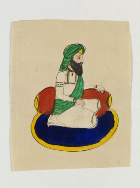 Unknown, One of five drawings of Sikh heroes