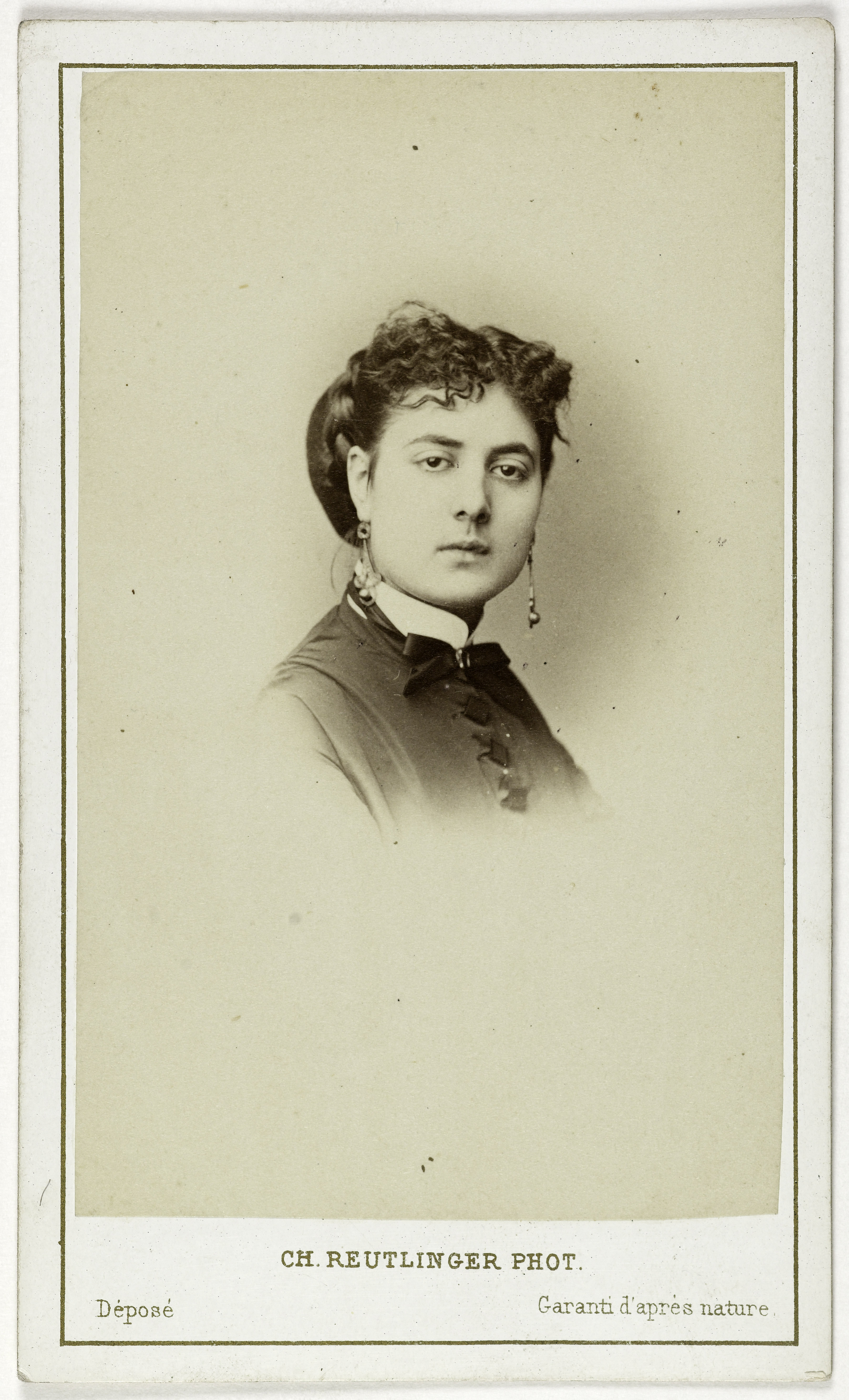Charles Reutlinger, Portrait de Leblanc Léonide, (1842-1894), (actrice)