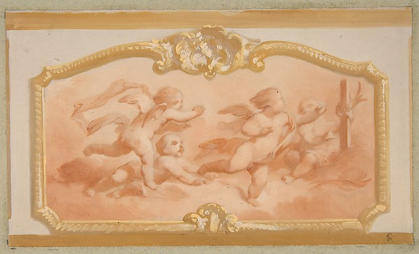 Jules-Edmond-Charles Lachaise, Design with putti