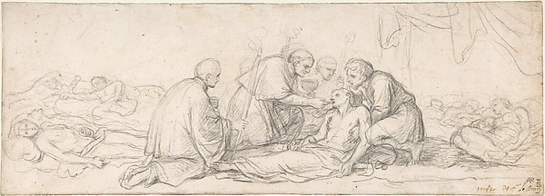 Charles Le Brun, St. Charles Borromeo Giving Communion to the Plague-Stricken
