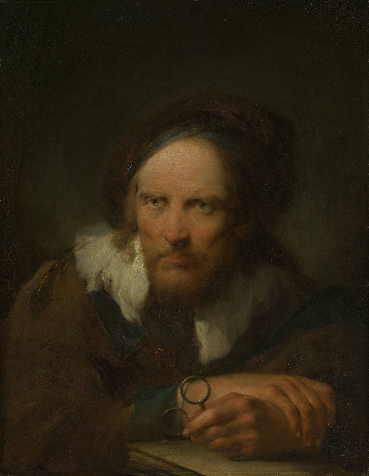 Giuseppe Nogari, A Man Holding Spectacles
