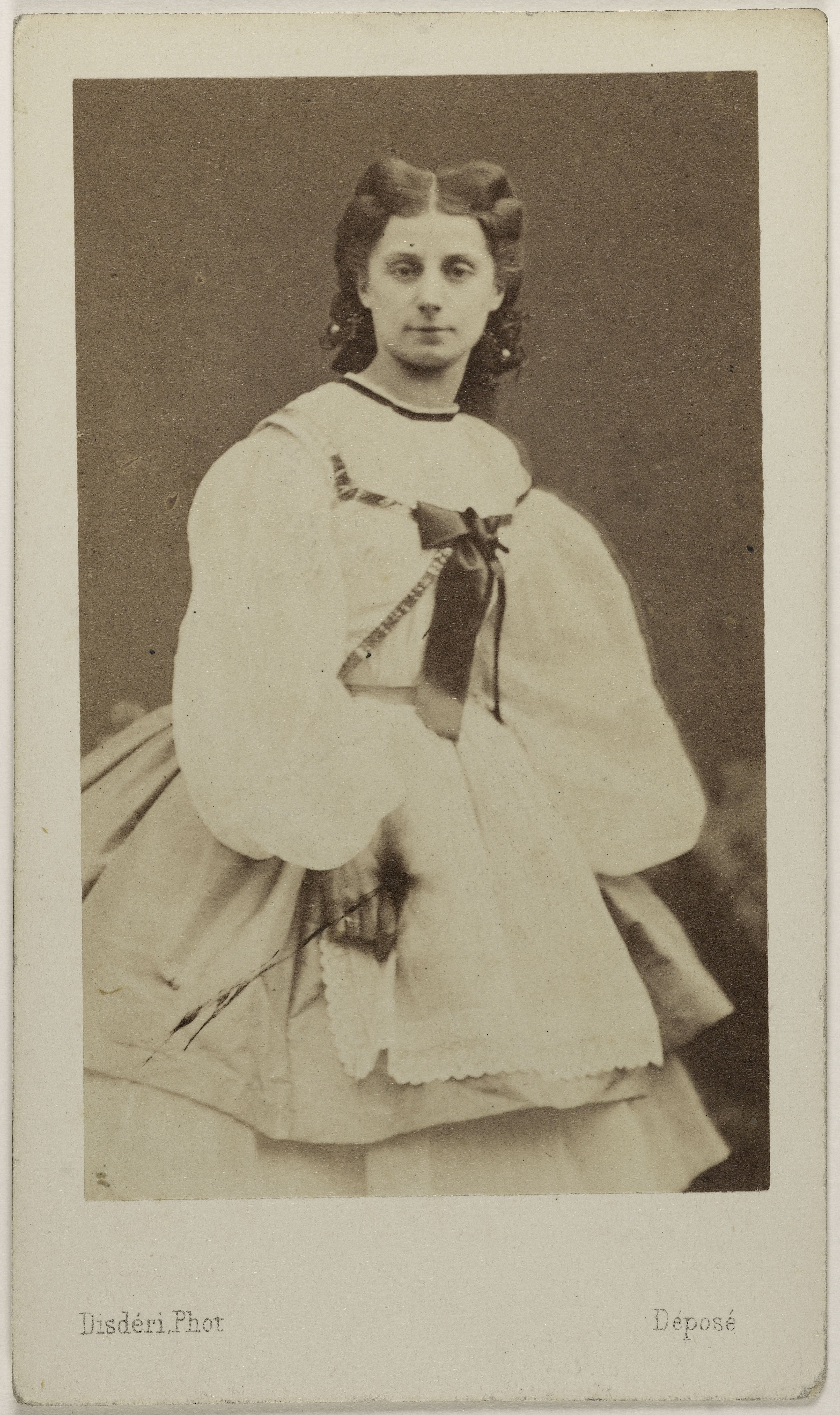 André-Adolphe-Eugène Disdéri, Portrait de Beaugrand, Léontine, (danseuse)