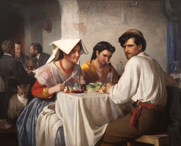 Carl Bloch, Fra et romersk osteria