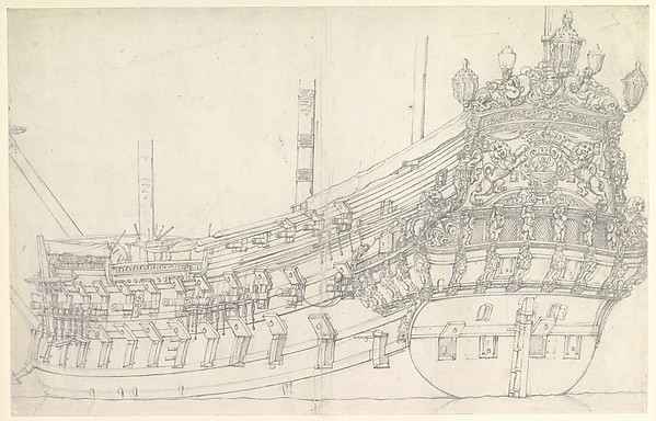 Willem van de Velde I, Dutch Ship: The Tholen (?)