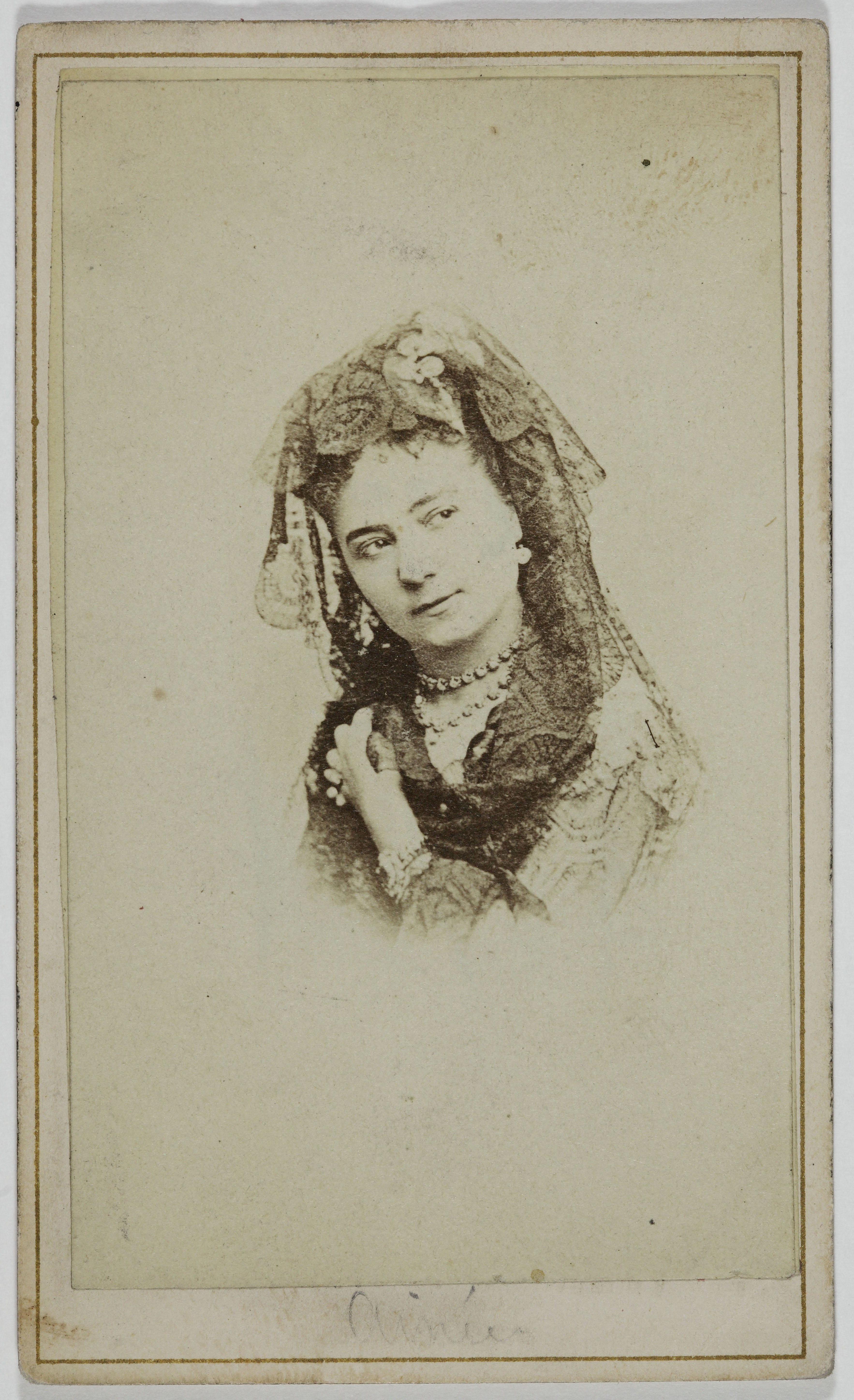 Anonyme, Portrait d'Aimée, (danseuse)