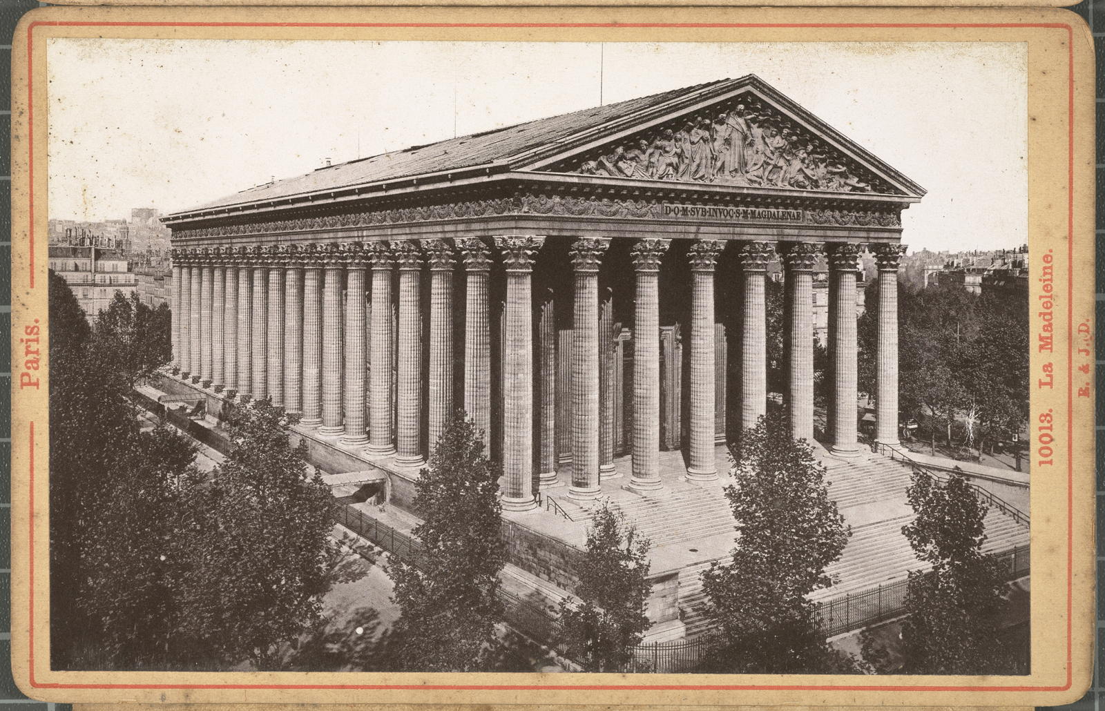 Desconegut, Paris. 10013. The Madeleine. R. & J.D.