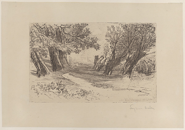 Sir Francis Seymour Haden, The Lovers' Walk, No. 1