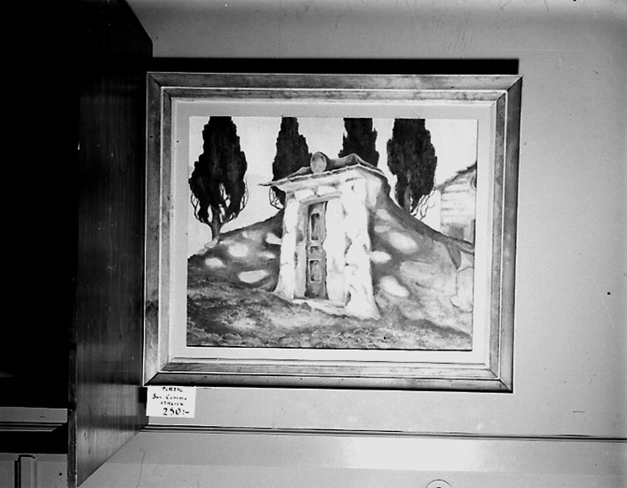 Knut Borg, Tavla. Motif: Portal. San Cosimo, Italy Artist: Anders Hellsten.