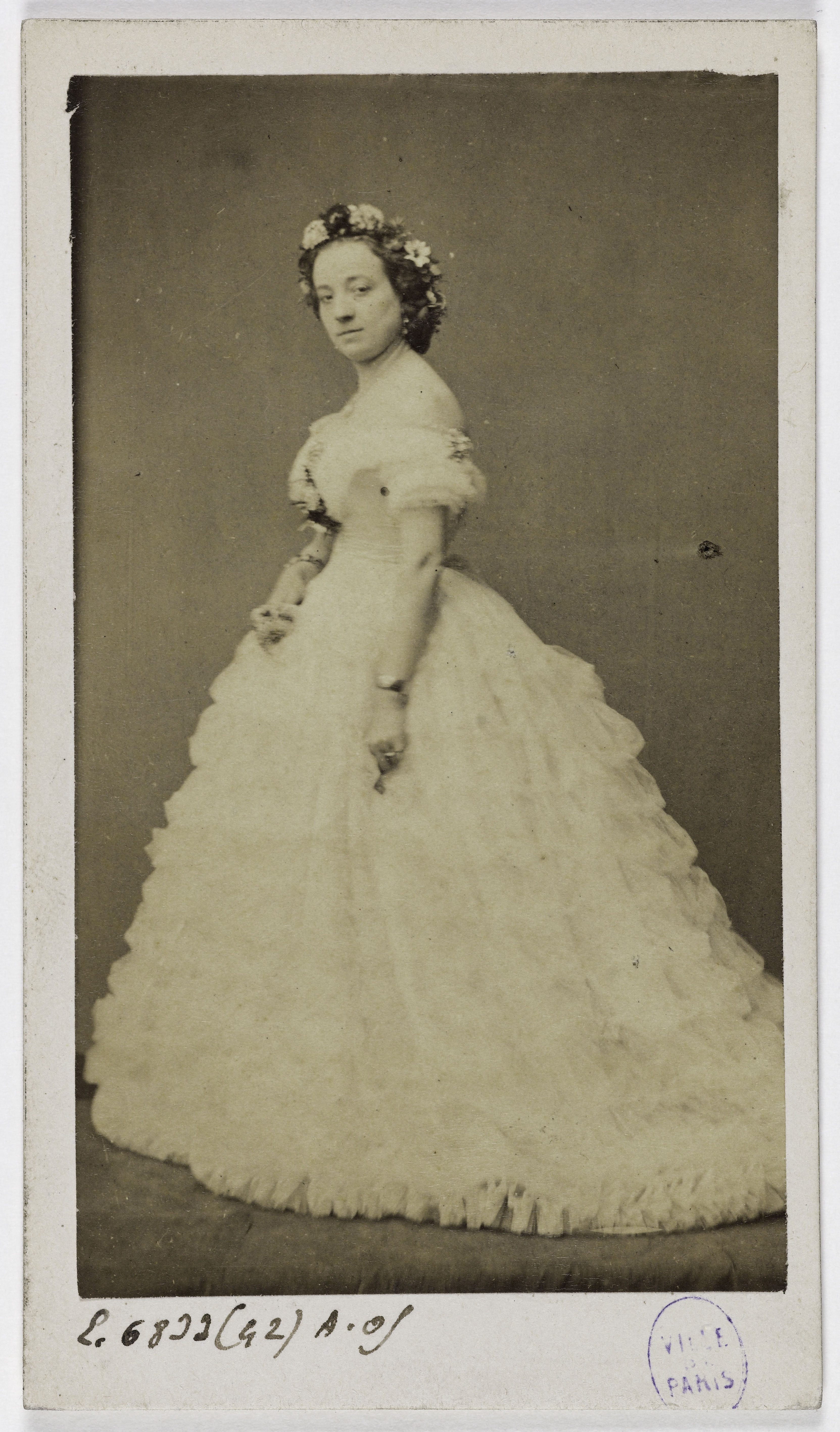 Pierre Petit & Trinquart, Portrait de Duplessy (Virginie Duhamel, dite) (1829-1901), (actrice)