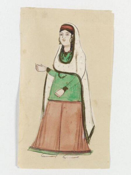 Unknown, One of five drawings of occupations and types.