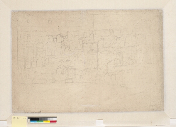 C.W. Eckersberg, Skitse af det indre af Colosseum