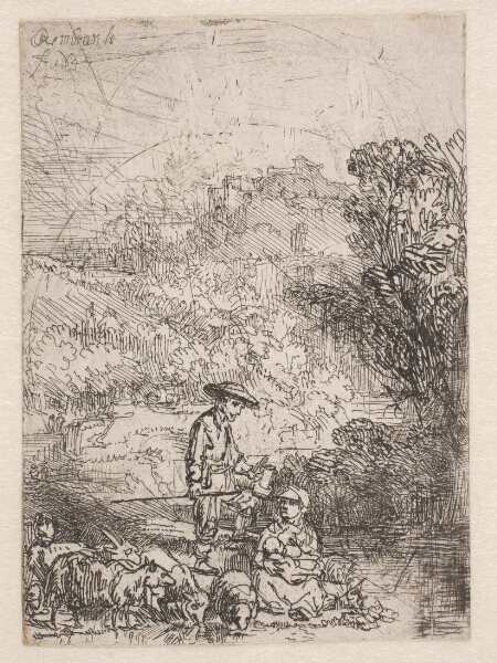 Rembrandt van Rijn, Hyrden og hans familie