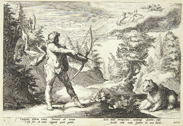 Hendrick Goltzius, Arcas beredt til at dræbe sin mor