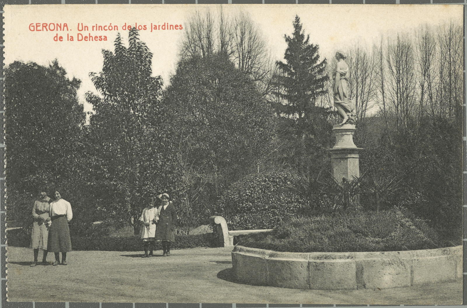 Desconegut, 57 -Gerona. Un rincón de los jardines de la Dehesa