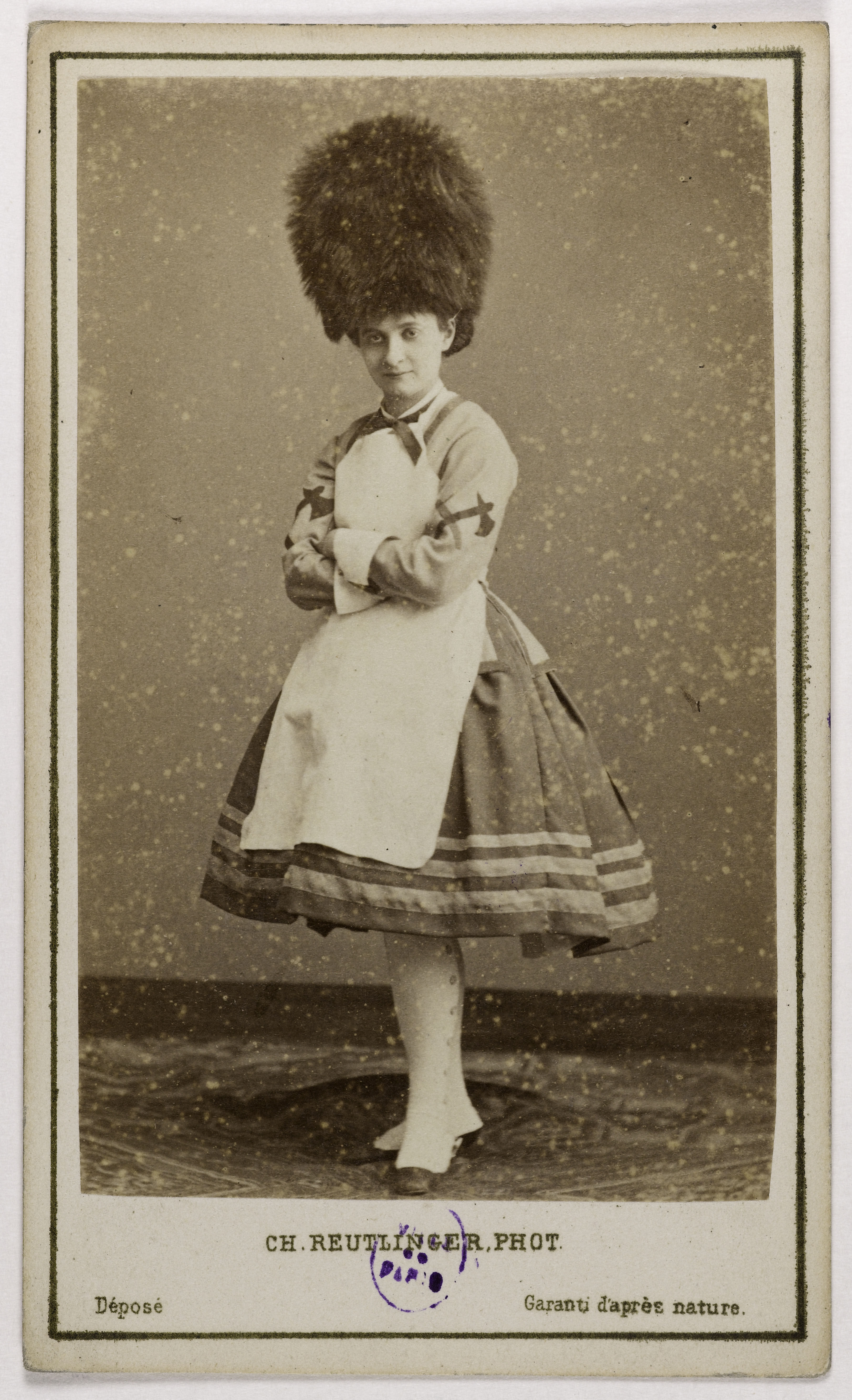 Charles Reutlinger, Portrait de Mlle Blarini, (née Eléonore ?, Clémence ?, Henriette ? Blaringhem), (actrice)