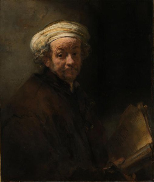 Rembrandt van Rijn, Self-portrait as the Apostle Paul