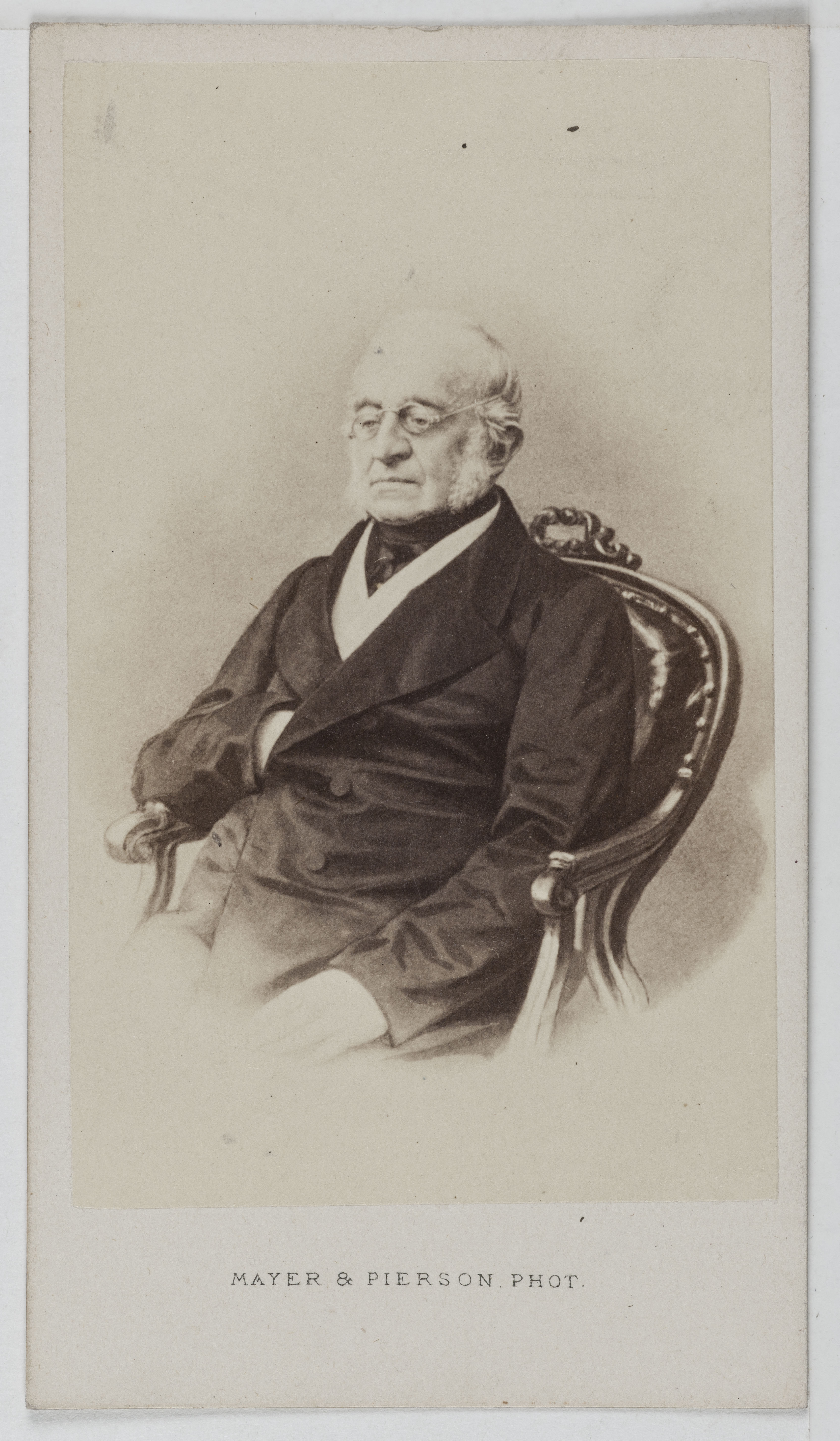 Mayer Frères et Pierson, Portrait de Charles Robert, Comte de Nesselrode (1780-1862), homme d'Etat russe.