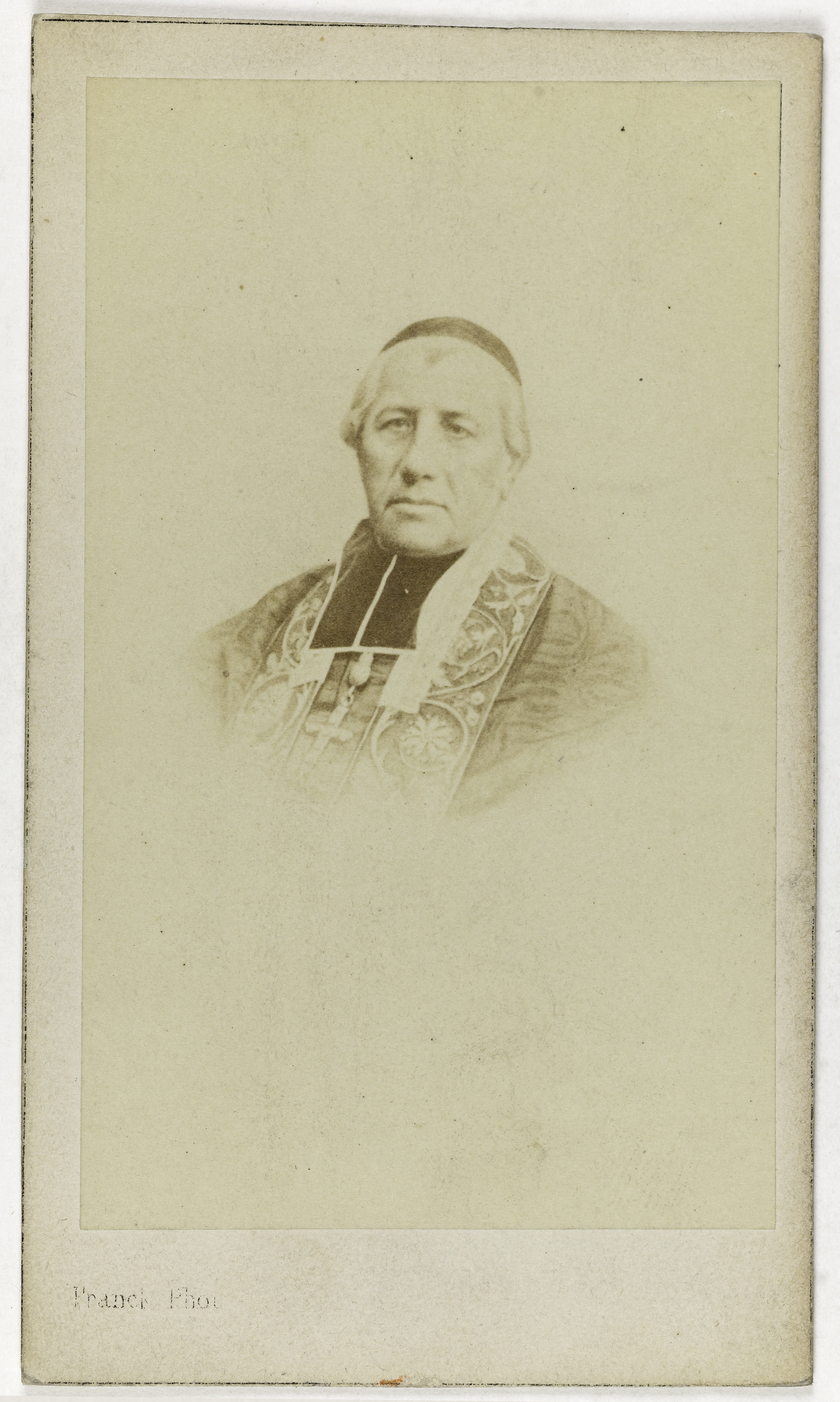 Franck, Portrait de François Nicolas Morlot (1795-1862), prélat et archevêque de Paris.