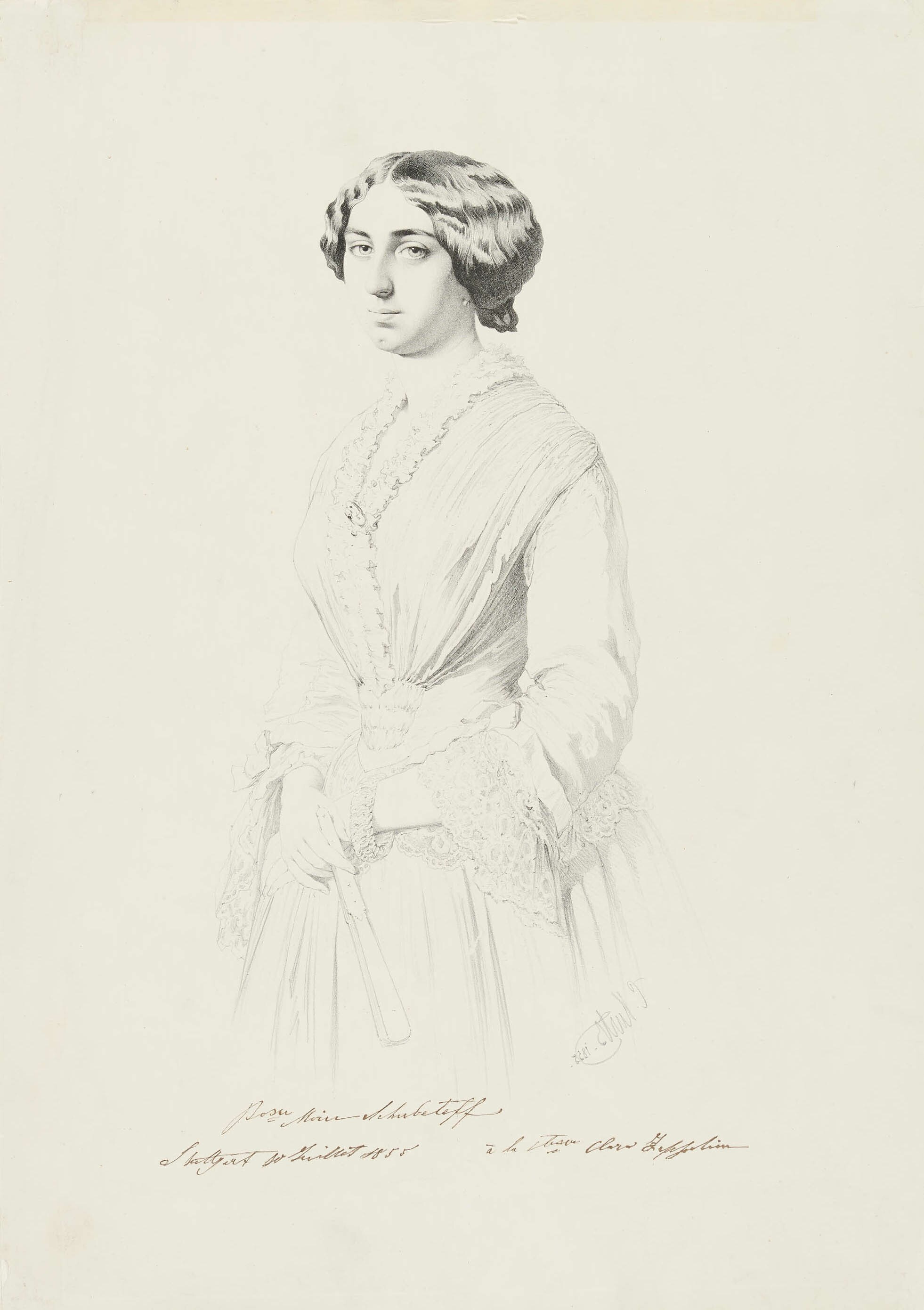 Carl von Kurtz, Bildnis Fürstin Marie von Scherbatoff