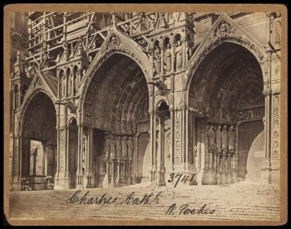 Francis Frith, Chartres Cath'l.  W. Porches