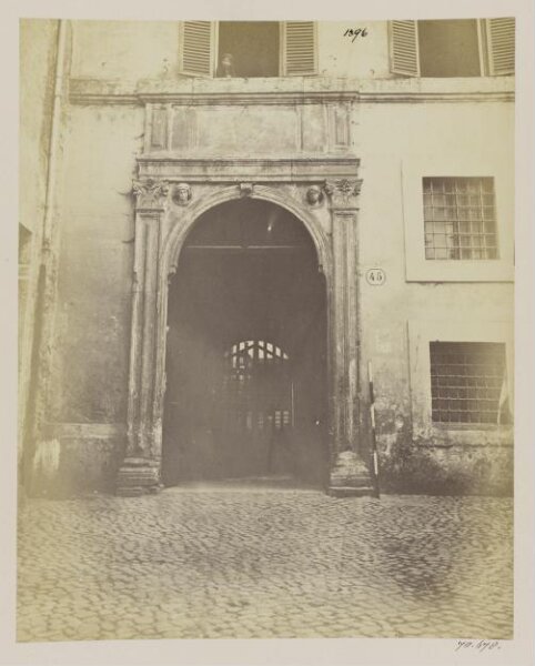 Parker, John Henry, Sixteenth Century - Doorway of a House of the sixteenth century, in the Via dei Coronari