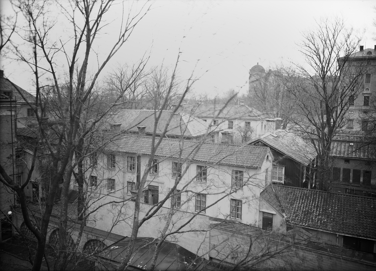 Paul Sandberg, Bebyggelse i kvarteret Slottet, Uppsala 1936